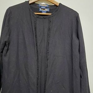 Vintage Brooks Brothers Black Sweater Set